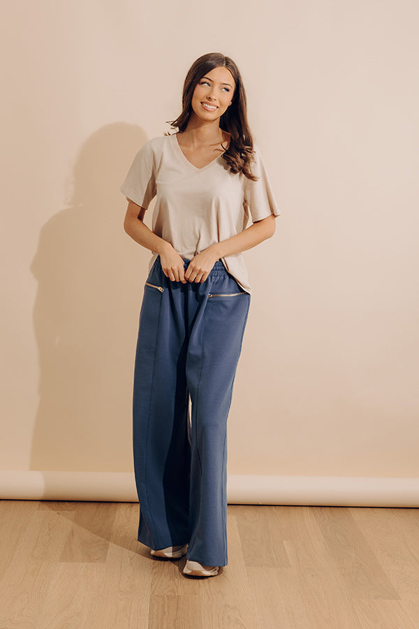 Casual Cues Tee in Oatmeal Image - 2