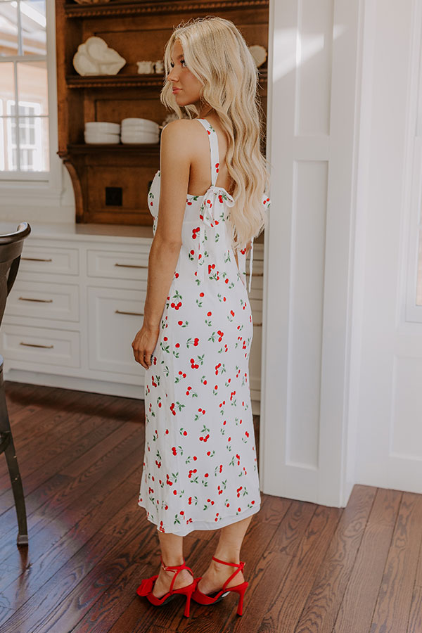 Sweet Like Cherry Pie Midi Dress