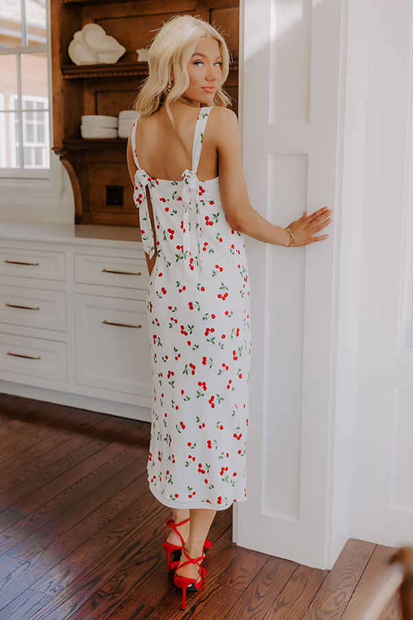 Sweet Like Cherry Pie Midi Dress