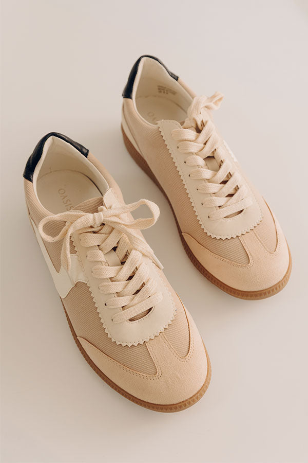 The Remi Sneaker in Oatmeal Image - 4