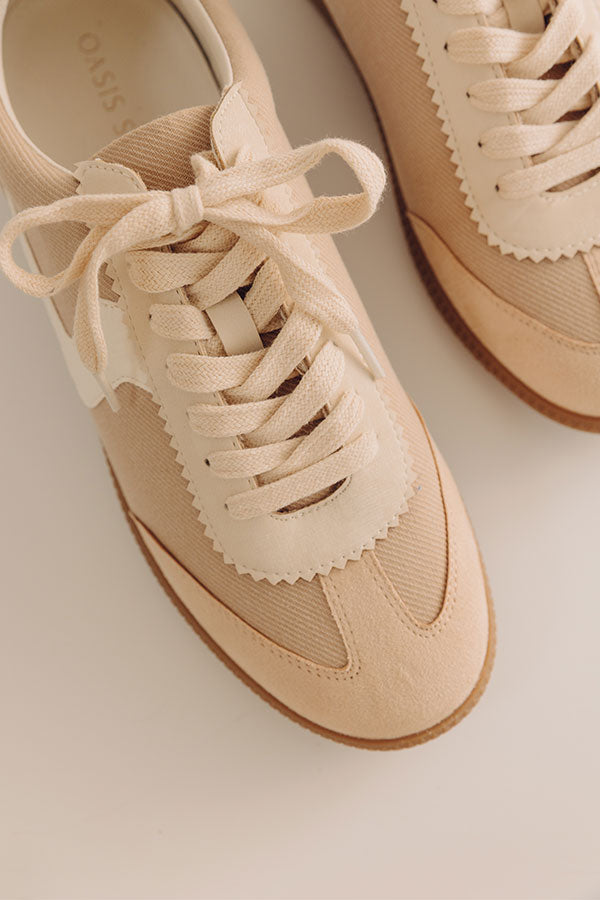 The Remi Sneaker in Oatmeal Image - 3