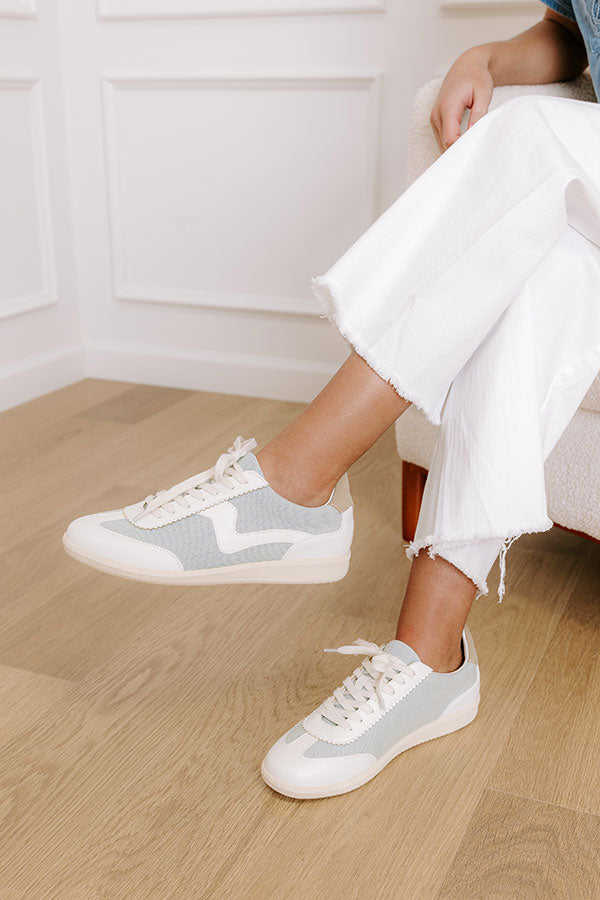 The Remi Denim Sneaker in Light Wash