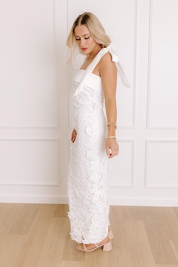 Timeless Romance Embroidered Midi Dress