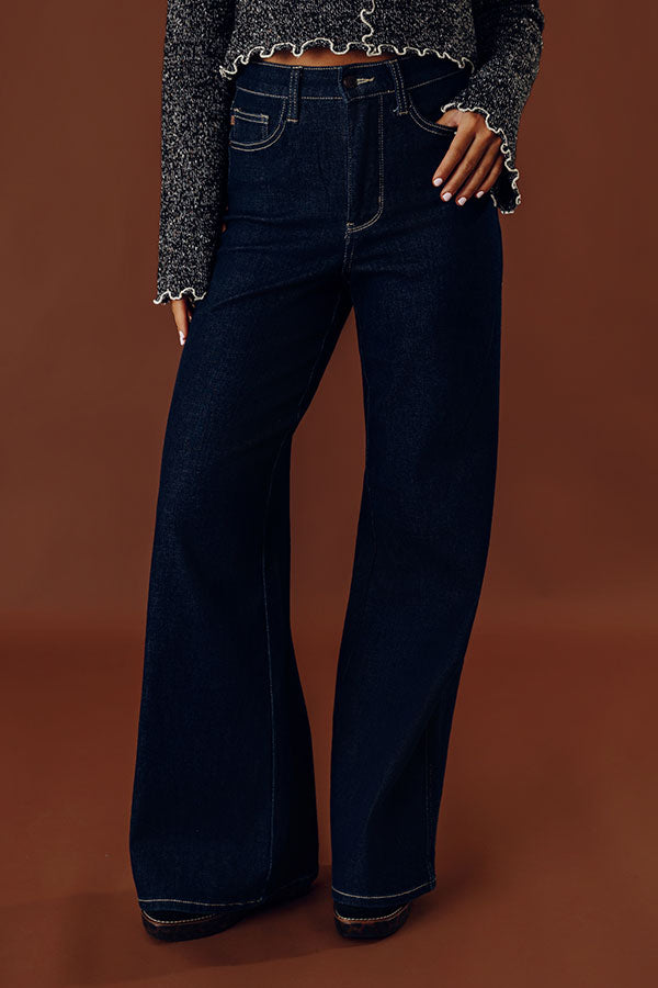 JUDY BLUE Saylor High Waist Wide Leg Jean Image - 2