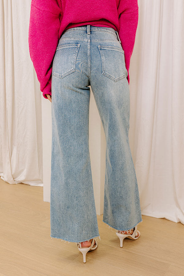 JUDY BLUE Mackenzie High Waist Wide Leg Jean