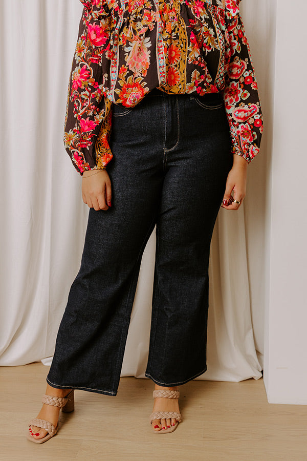 JUDY BLUE Saylor High Waist Wide Leg Jean Curves Image - 1