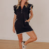 First Class Flair Ribbed Mini Dress Image - 1