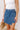 The Jane High Waist Denim Skort in Medium Wash