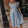 San Fran Bistro Denim Midi Dress Image - 1