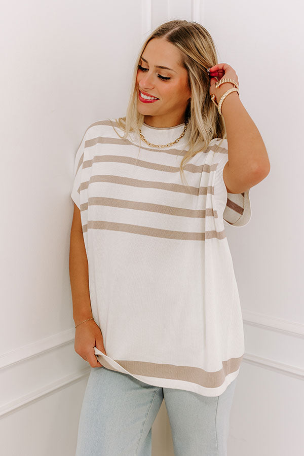 Bistro Hangout Stripe Top