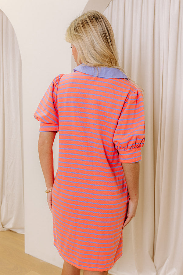 Sunny Pier Stripe Mini Dress