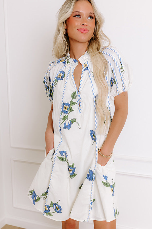 Blooming Smile Floral Mini Dress