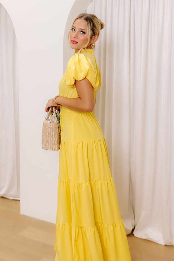 Simply Sweet Maxi Dress in Yellow