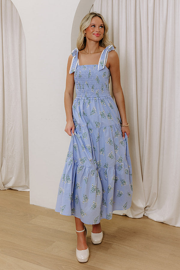 Small Town Cutie Floral Maxi Dress