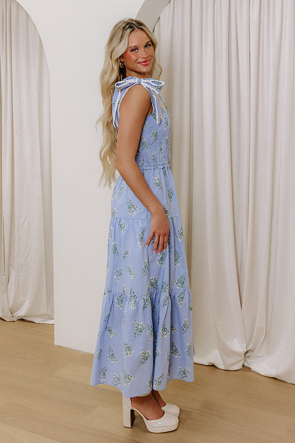 Small Town Cutie Floral Maxi Dress