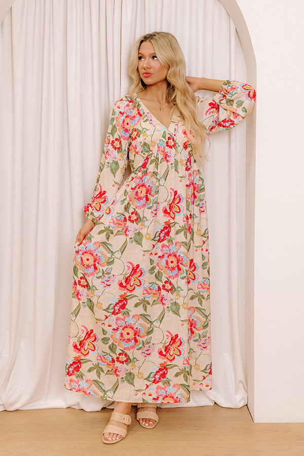 Hibiscus Daydream Maxi Dress