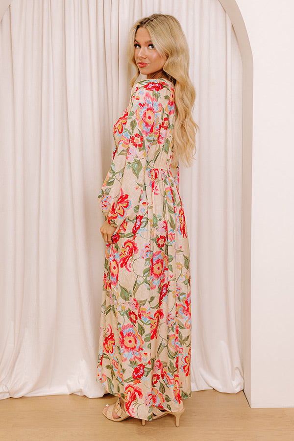 daydream maxi dress Women's Daydream Daisy Maxi Dress in Blue | Size Small