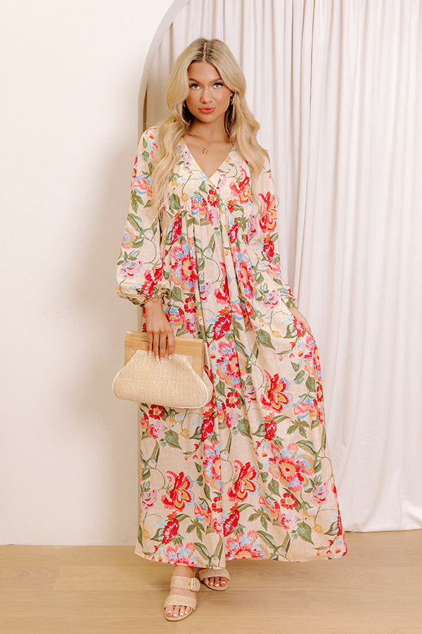 Hibiscus Daydream Maxi Dress