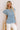 Farmers Market Cutie Embroidered Chambray Top in Light Wash