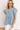 Farmers Market Cutie Embroidered Chambray Top in Light Wash