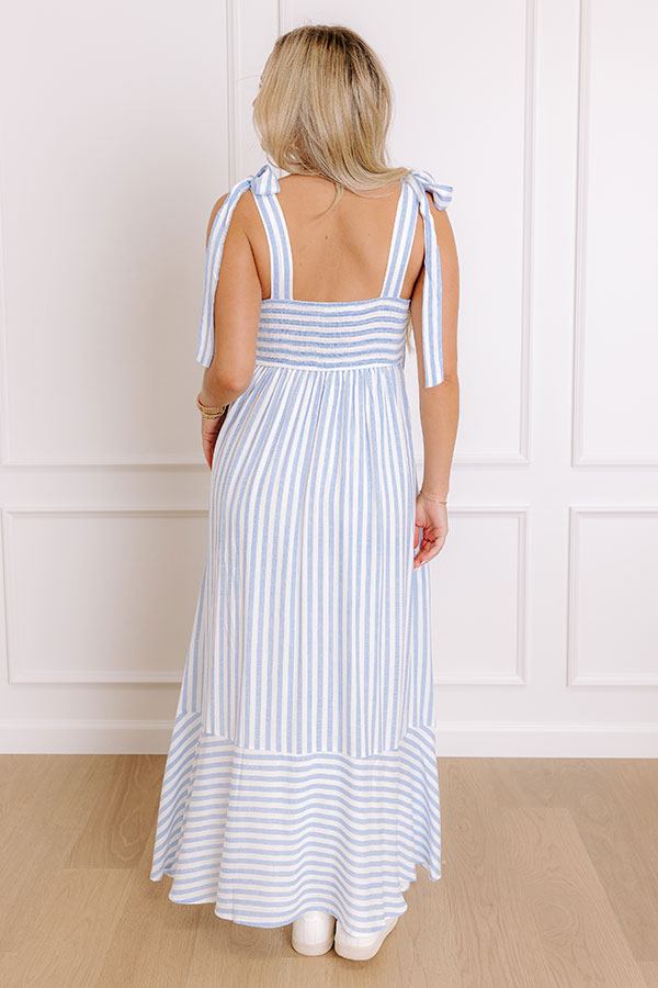 Sail With Me Stripe Maxi Dress