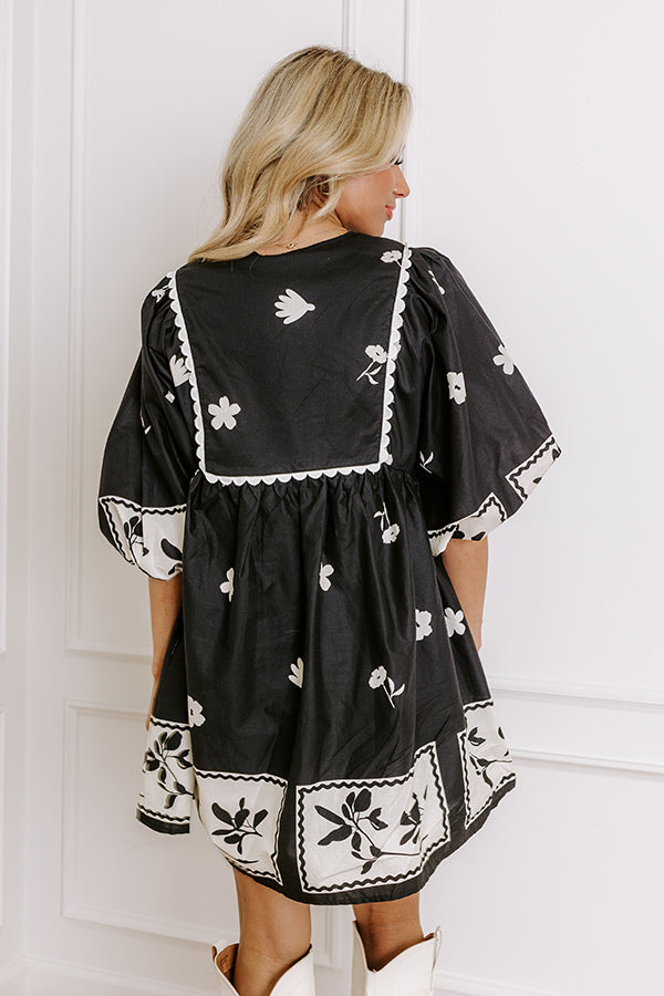 Picture Perfect Floral Mini Dress in Black Impressions Online Boutique Picture Perfect Floral Mini Dress in Black Impressions Online Boutique