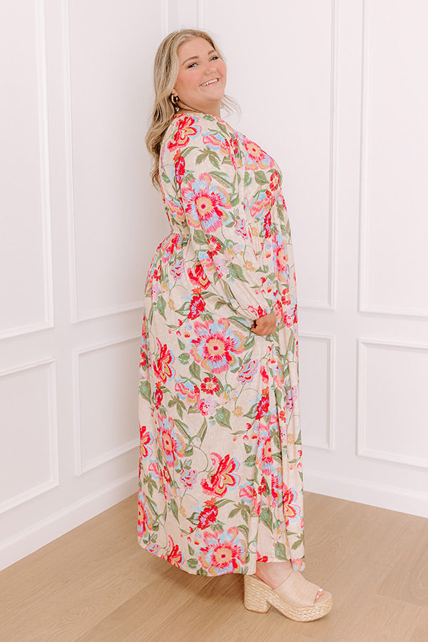 Hibiscus Daydream Maxi Dress Curves