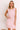 London Estate Linen Mini Dress in Light Pink