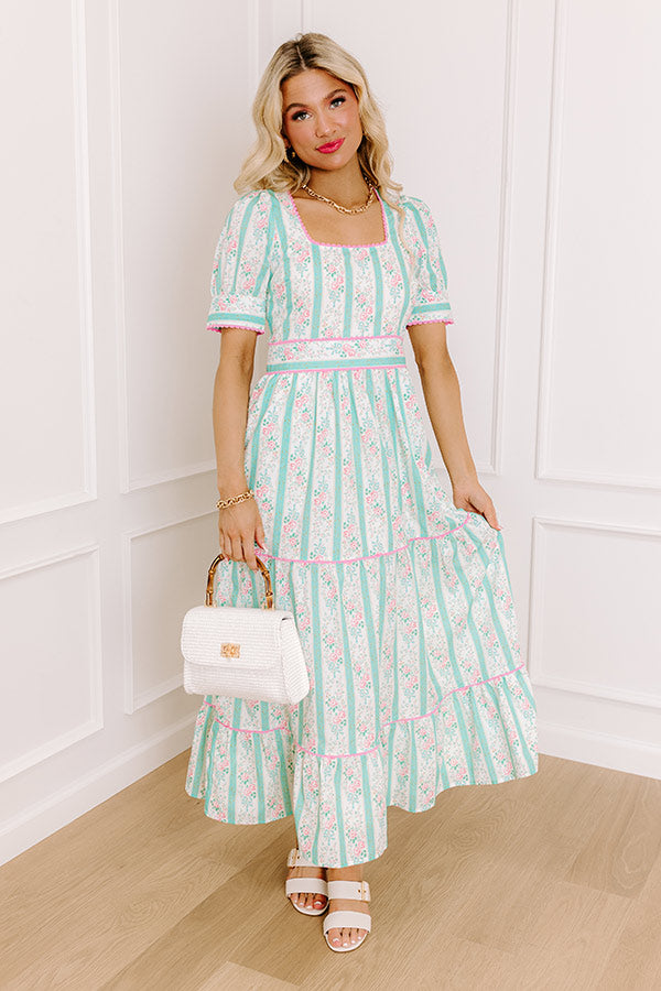 Tea Party Ready Stripe Midi Dress Tea Party Ready Stripe Midi Dress