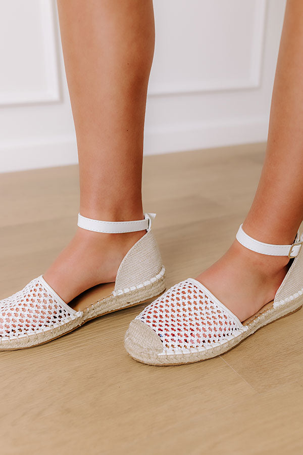 The Adalynn Woven Espadrille Flat