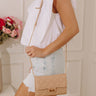 Winona Faux Leather Crossbody in Iced Latte Image - 1