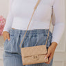Winona Faux Leather Crossbody in Iced Latte Image - 1