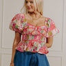 Chateau Lovely Floral Smocked Top Image - 1