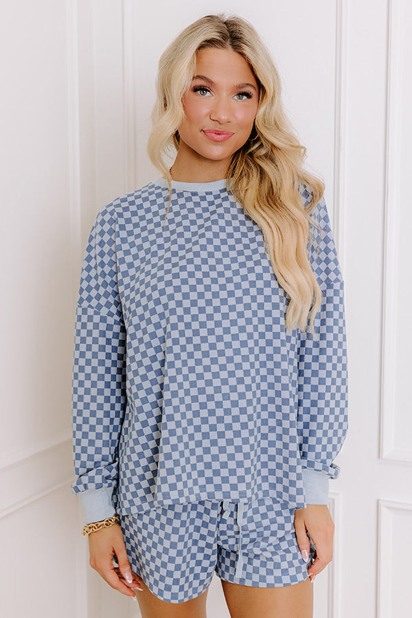 Call It Cozy Ultra Soft Tee in Blue