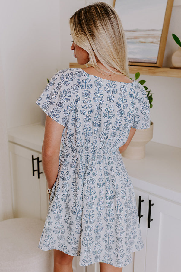 Oceanfront Views Floral Mini Dress