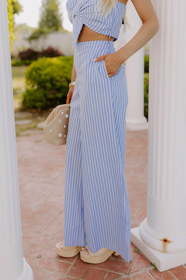 Dockside Dreams High Waist Stripe Pants Image - 5