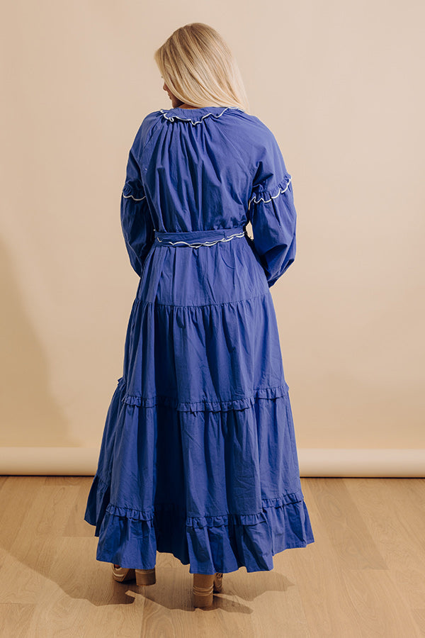 Small Town Charisma Button Down Maxi Dress Image - 4