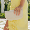 Inez Vegan Leather Shoulder Bag in Cream Image - 1