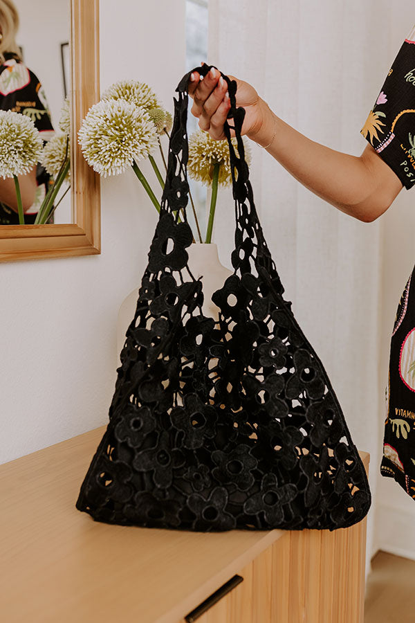 Aster Floral Cotton Tote Bag