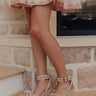 The Grace Faux Nubuck Espadrille Wedge in Camel Image - 1