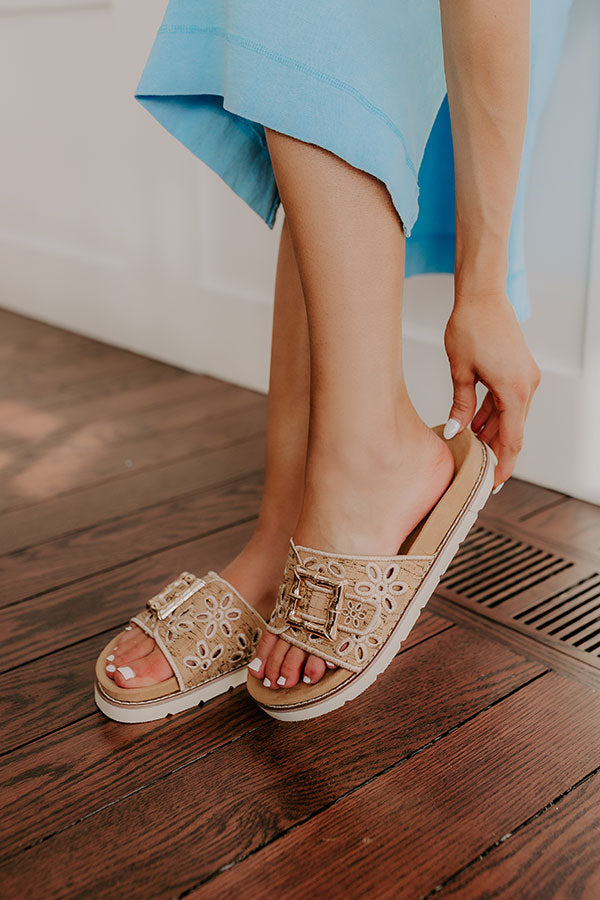 The Giselle Eyelet Sandal