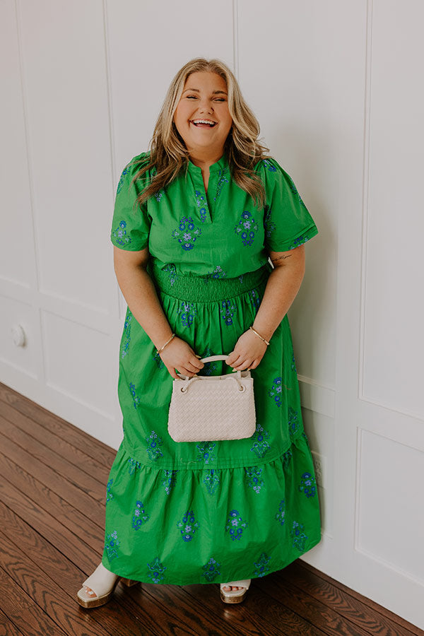 Brunch Babe Floral Maxi Dress Curves