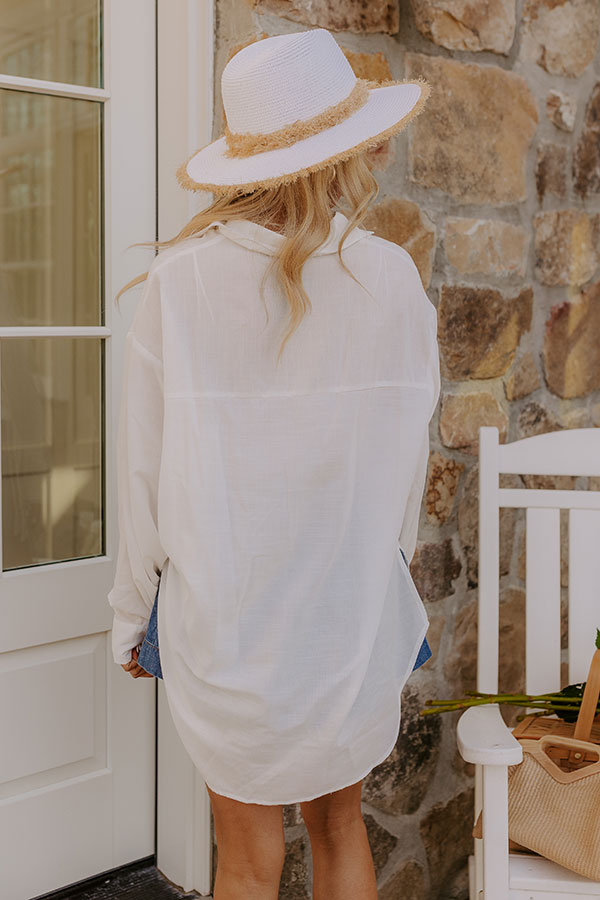 Beachy Breeze Oversized Button Up