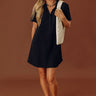Boardwalk Cutie T-Shirt Mini Dress in Black Image - 1