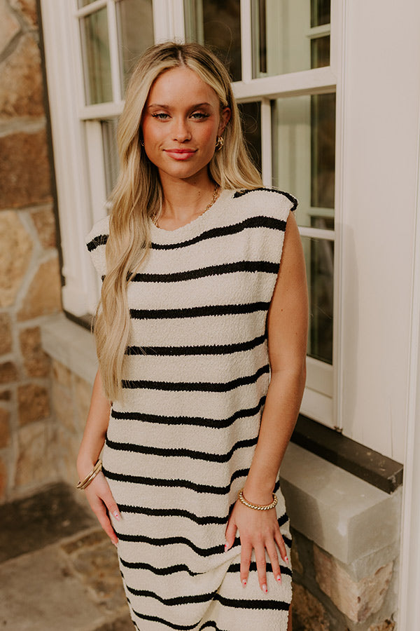 Sunset Sail Knit Midi Dress in Cream L / Cream Sunset Sail Knit Midi Dress in Cream L / Cream