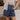  denim dark wash The Brielle High Waist Denim Skort 