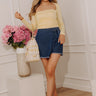 The Brielle High Waist Denim Skort Image - 1