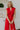 Vip Party Wide Leg Jumpsuit in Red cream Serene Gardens Ruched Mesh Top 