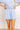 Casual Outing High Waist Pearl Embellished Skort in Sky Blue tan The Ariana Raffia Woven Sandal in Tan 