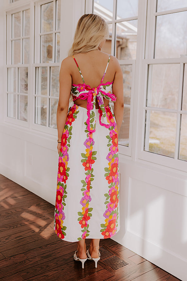 Cabo Cantina Floral Midi Dress